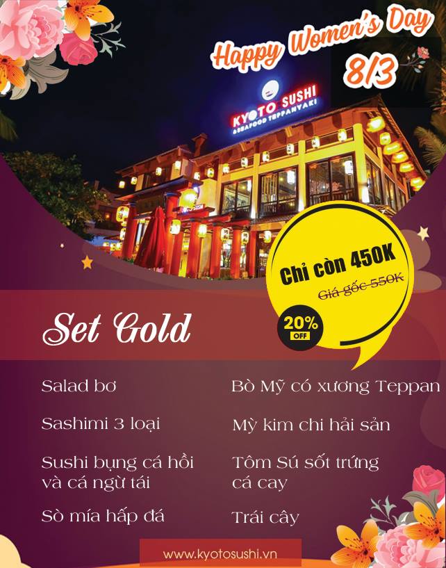 Menu đặc biệt ngày 8-3 P 3