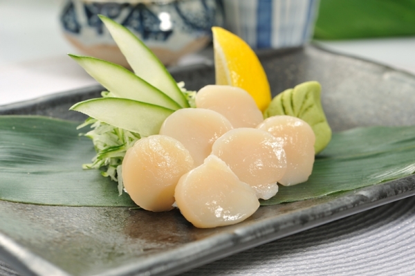 Món ăn chế biến hải sản phong cách nhật - Sashimi sò điệp 